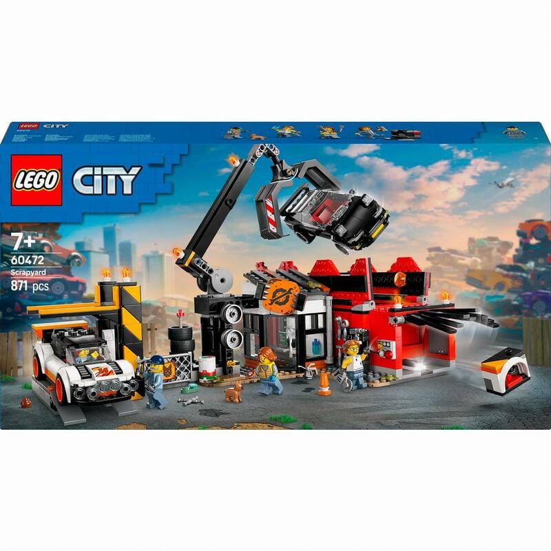 Конструктор LEGO City Сміттєзвалище з автомобілями (60472)