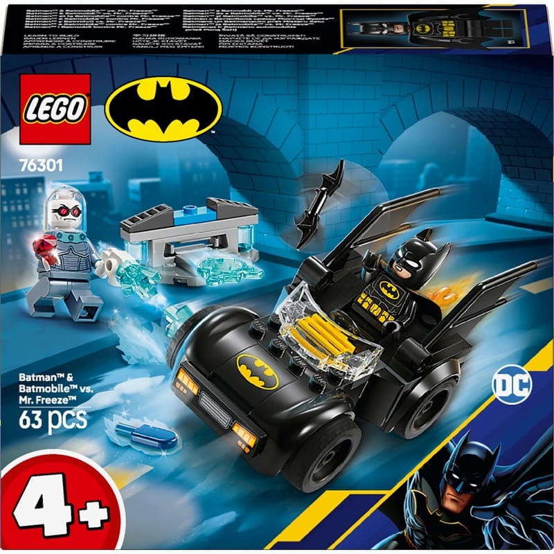 Конструктор LEGO Super Heroes Бетмен і Бетмобіль проти містера Фріза (76301)