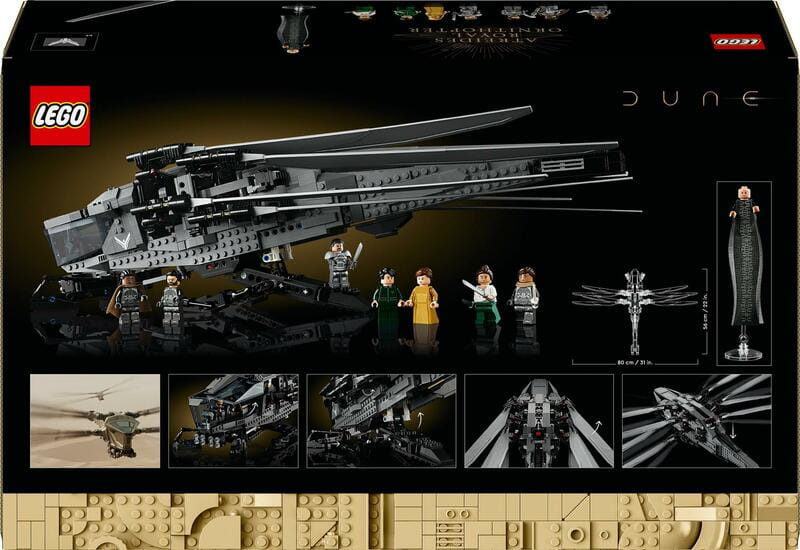Конструктор LEGO Icons Дюна. Королевский орнитоптер Атридов (10327)
