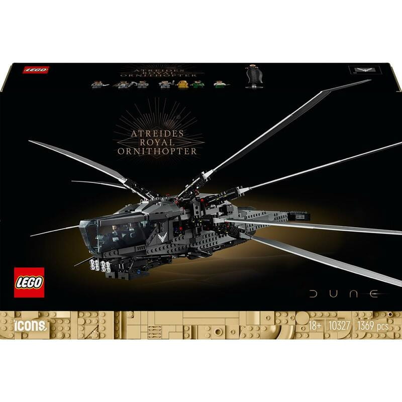 Конструктор LEGO Icons Дюна. Королевский орнитоптер Атридов (10327)