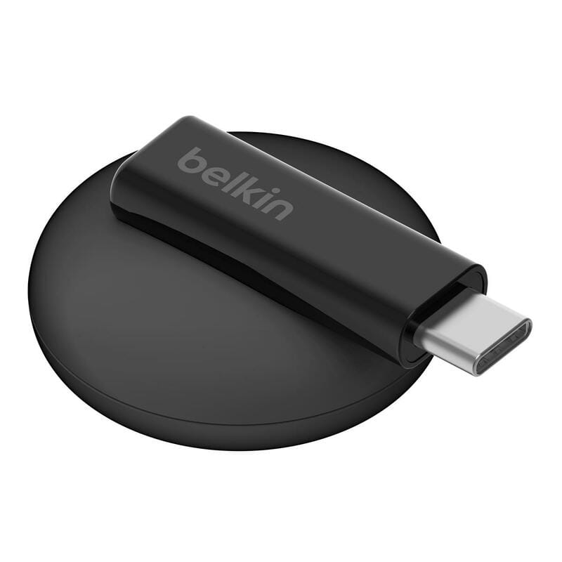Безпровідний зарядний пристрій Belkin USB-C Apple Watch Charger Black (WIZ022GLBK-B1)
