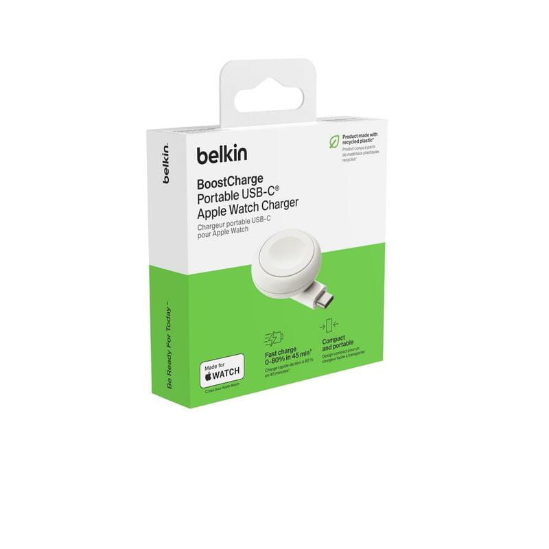 Беспроводное зарядное устройство Belkin USB-C Apple Watch Charger White (WIZ022GLWH-B1)