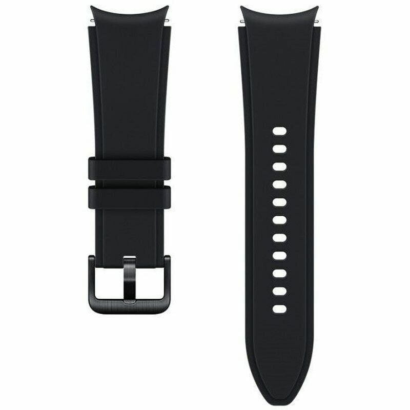 Ремешок Samsung Ridge Sport Band для Samsung Galaxy (20mm, S/M) / Watch 4 / Watch 5 / Watch 6 Black (ET-SFR88SBEGRU) OEM