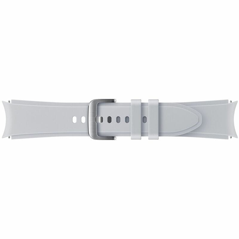 Ремешок Samsung Ridge Sport Band для Samsung Galaxy (20mm, S/M) / Watch 4 / Watch 5 / Watch 6 Silver (ET-SFR88SSEGRU) OEM