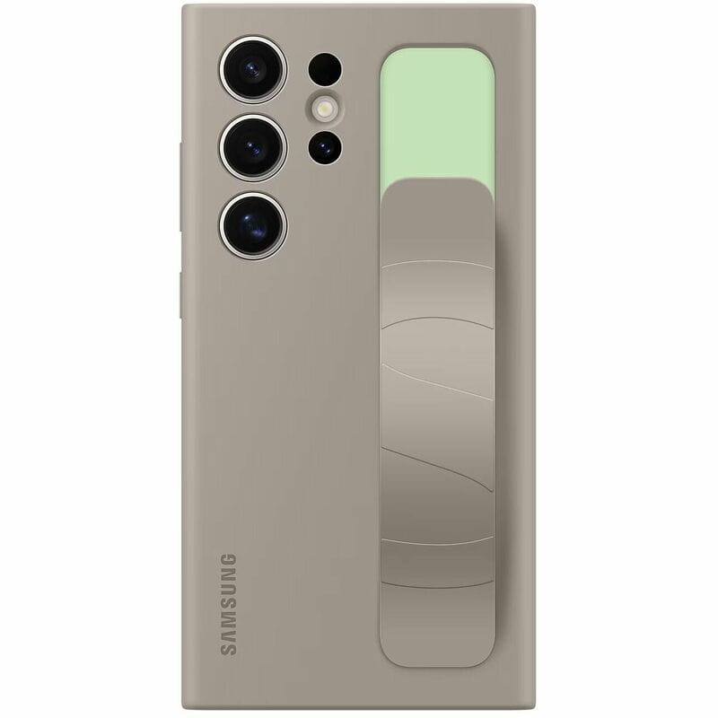 Чохол-накладка Samsung Silicone Grip Case для Samsung Galaxy S24 Ultra SM-S928 Taupe (EF-GS928CUEGWW)