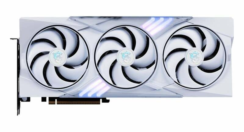 Видеокарта GF RTX 5070 12GB GDDR7 Gaming Trio OC White MSI (GeForce RTX 5070 12G GAMING TRIO OC WHITE)