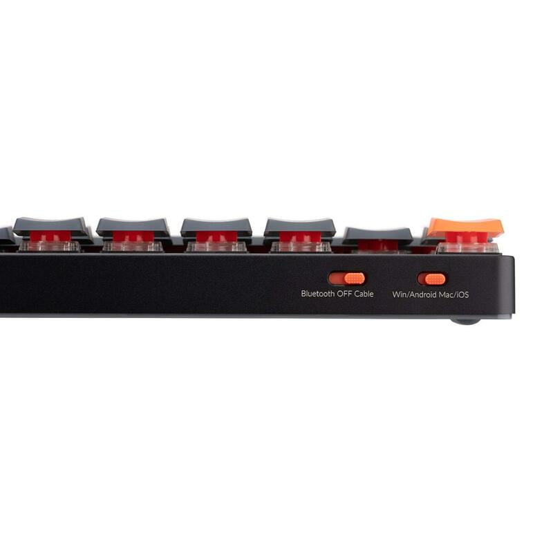 Клавіатура бездротова Keychron K1 SE, Gateron Brown, White Led UA Black (K1SEA3_KEYCHRON)