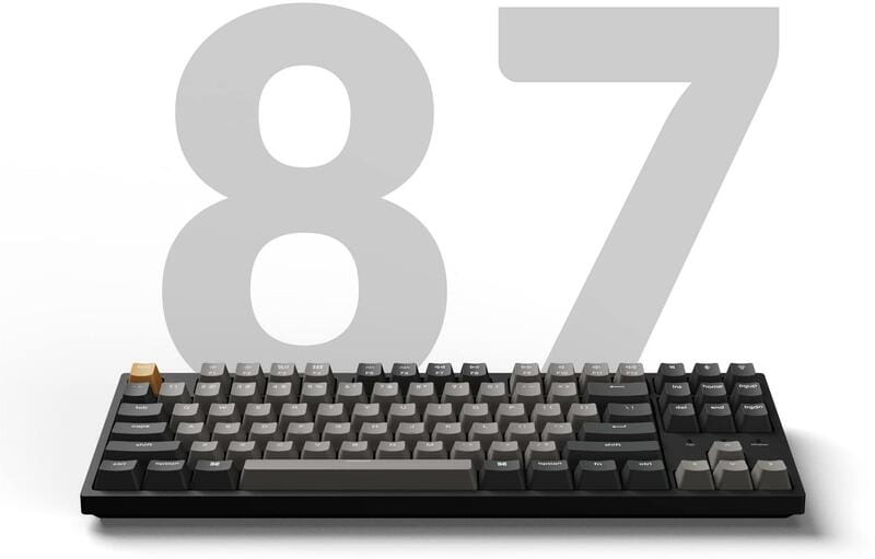 Клавиатура Keychron C1 Pro 87 Key K pro Brown Switch RGB Black (C1PL3_KEYCHRON)