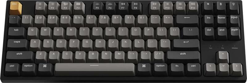 Клавиатура Keychron C1 Pro 87 Key K pro Brown Switch Hot Swap RGB Black (C1PM3_KEYCHRON)