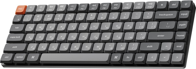 Клавіатура бездротова Keychron K3 Max, Gateron MX 2.0 Brown, Hot-Swap, RGB UA Black (K3M-H3-UA)