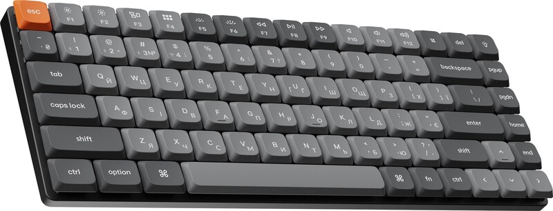 Клавіатура бездротова Keychron K3 Max, Gateron MX 2.0 Brown, Hot-Swap, RGB UA Black (K3M-H3-UA)