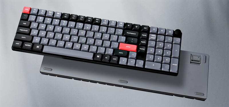 Клавиатура беспроводная Keychron K17 Pro, Gateron MX 2.0 Brown, Hot-Swap, RGB UA Black (K17P-H3-UA)