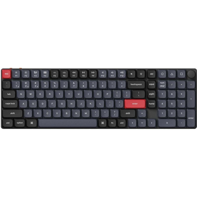 Клавиатура беспроводная Keychron K17 Pro, Gateron MX 2.0 Brown, Hot-Swap, RGB UA Black (K17P-H3-UA)
