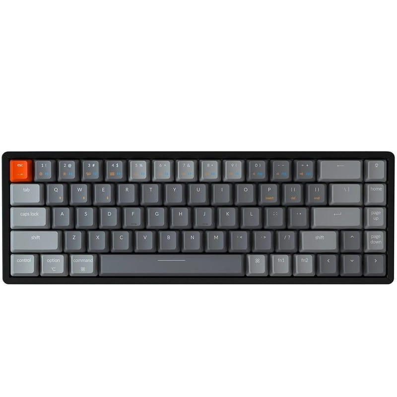 Клавіатура бездротова Keychron K6, Gateron G Pro Blue, Hot-Swap, RGB UA Black (K6W2_KEYCHRON)