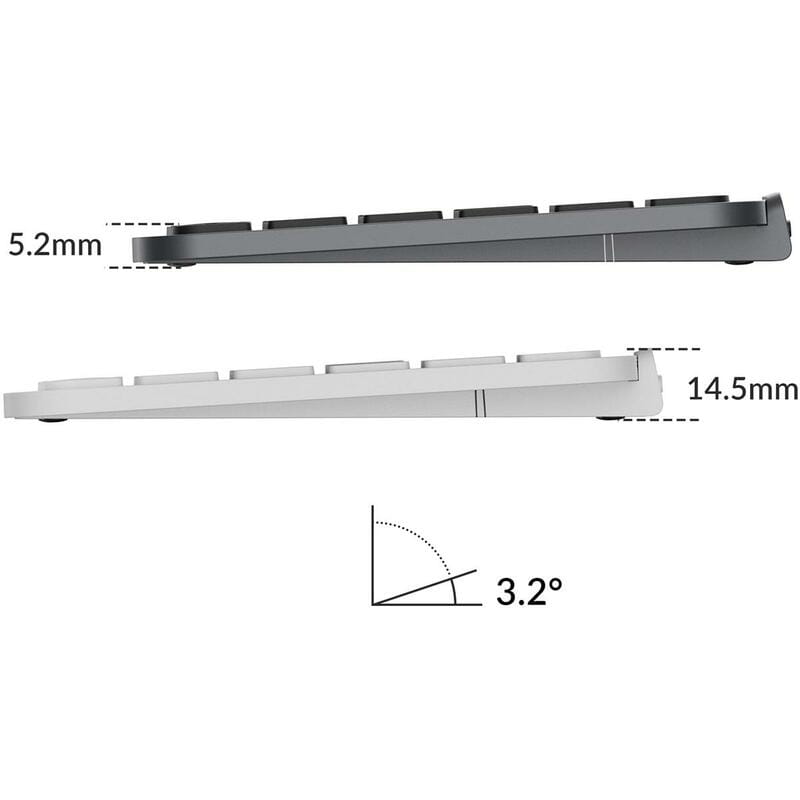 Клавіатура бездротова Keychron B6 Pro Ultra-Slim Ivory White (B6P-K8-UA)