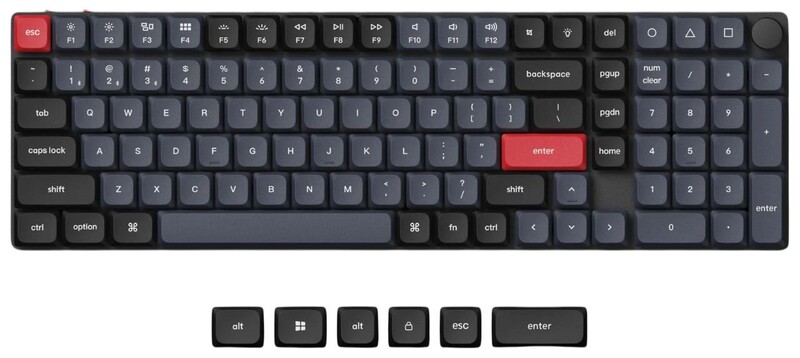 Клавіатура бездротова Keychron K17 PRO 100Key (K17P-A1-UA)