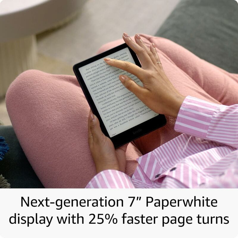 Электронная книга Amazon Kindle Paperwhite (12th Gen) Signature Edition (2024) SA569P 32GB Metallic Black_JP
