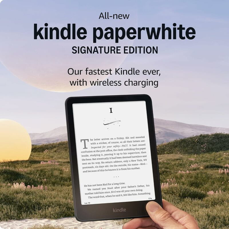 Электронная книга Amazon Kindle Paperwhite (12th Gen) Signature Edition (2024) SA569P 32GB Metallic Black_JP