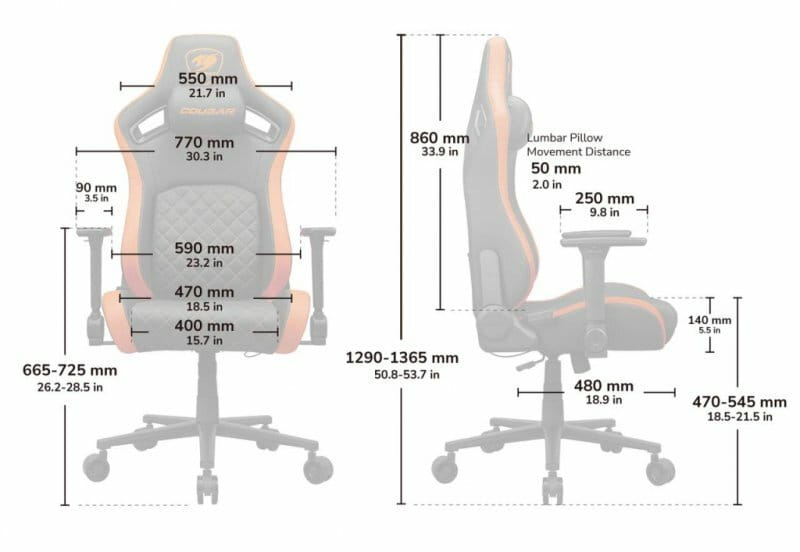 Кресло для геймеров Cougar Defensor Gray F