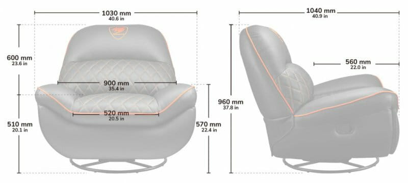 Кресло для геймеров Cougar Overlord