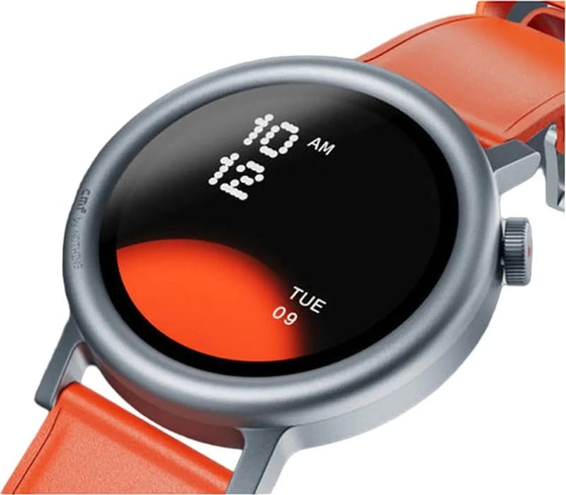 Смарт-часы CMF by Nothing Watch Pro 2 Metal with Leather Strap D398 Orange (A10700014)_EU