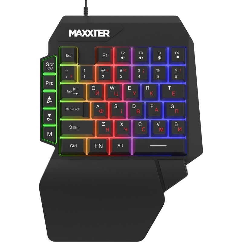 Клавиатура Maxxter KBG-OH-01B-UA Black