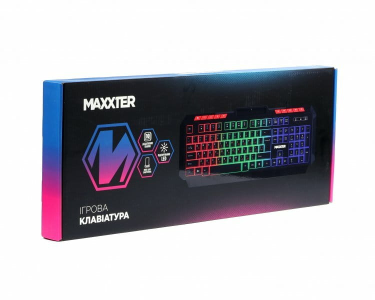 Клавиатура Maxxter KBG-UML-02B-UA Black