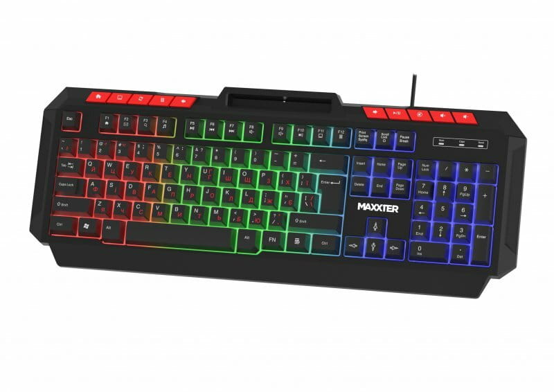 Клавиатура Maxxter KBG-UML-02B-UA Black