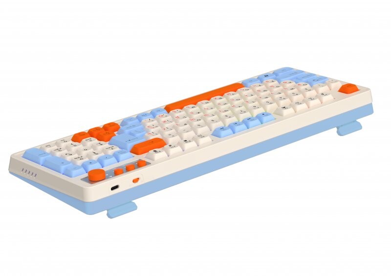 Клавиатура беспроводная Maxxter KBGW-3C01-UA White