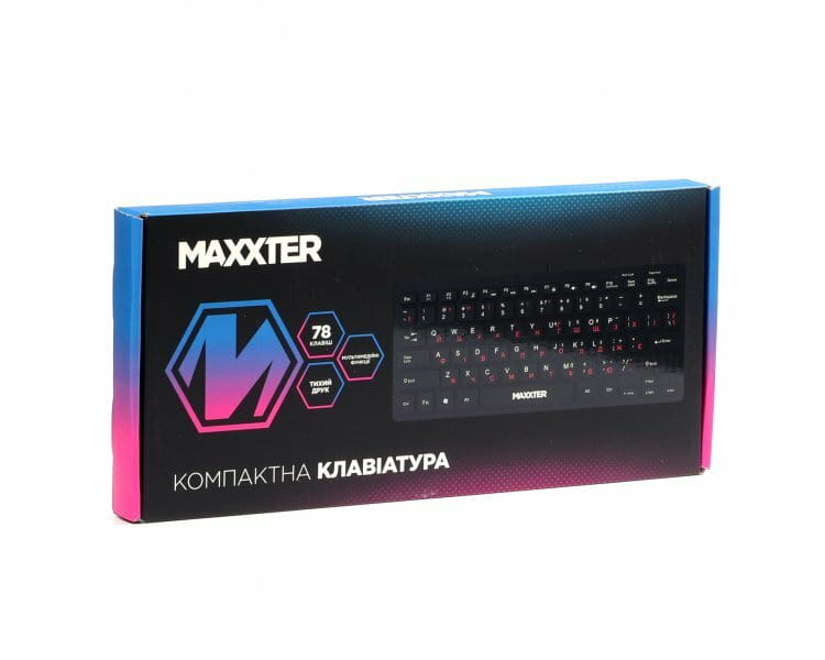 Клавиатура Maxxter KBM-C01B-UA Black