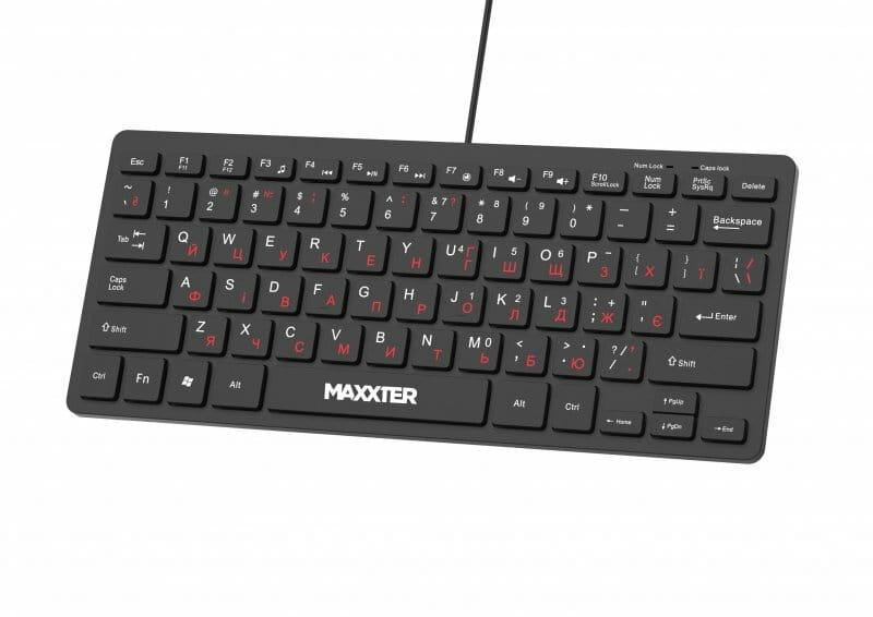 Клавиатура Maxxter KBM-C01B-UA Black