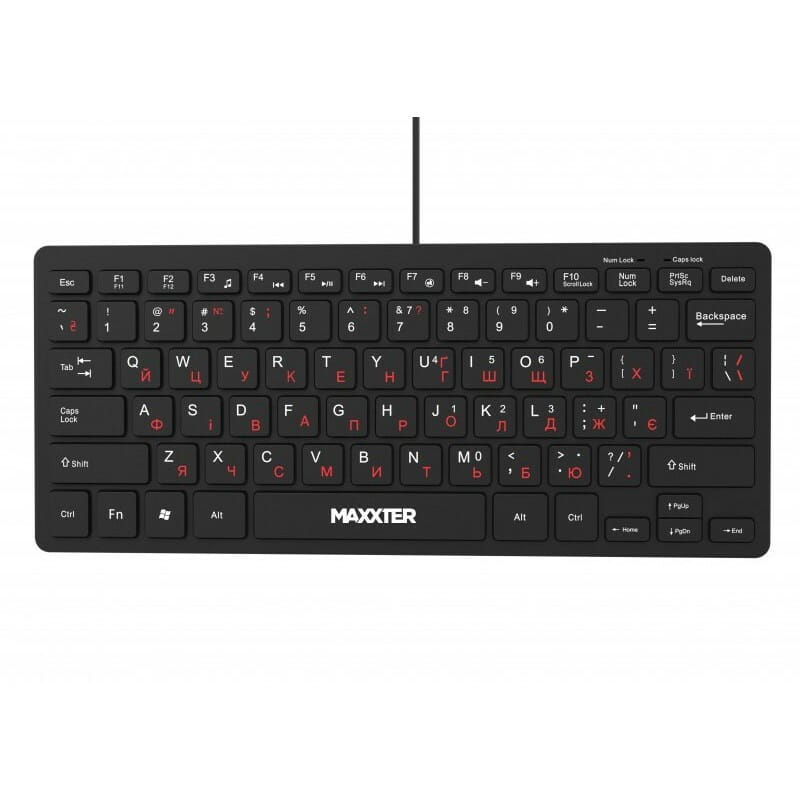 Клавиатура Maxxter KBM-C01B-UA Black