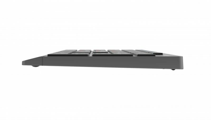 Клавиатура беспроводная Maxxter KBW-01G-UA Gray-Black