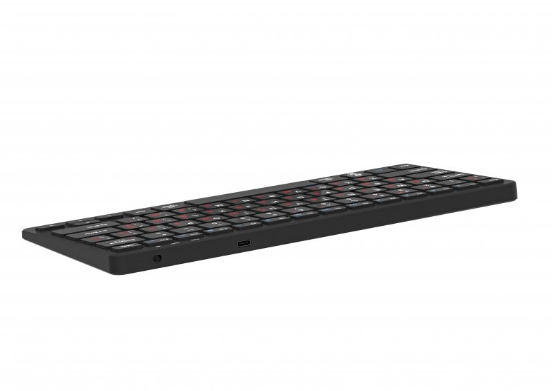 Клавиатура беспроводная Maxxter KBW-C01B-UA Black