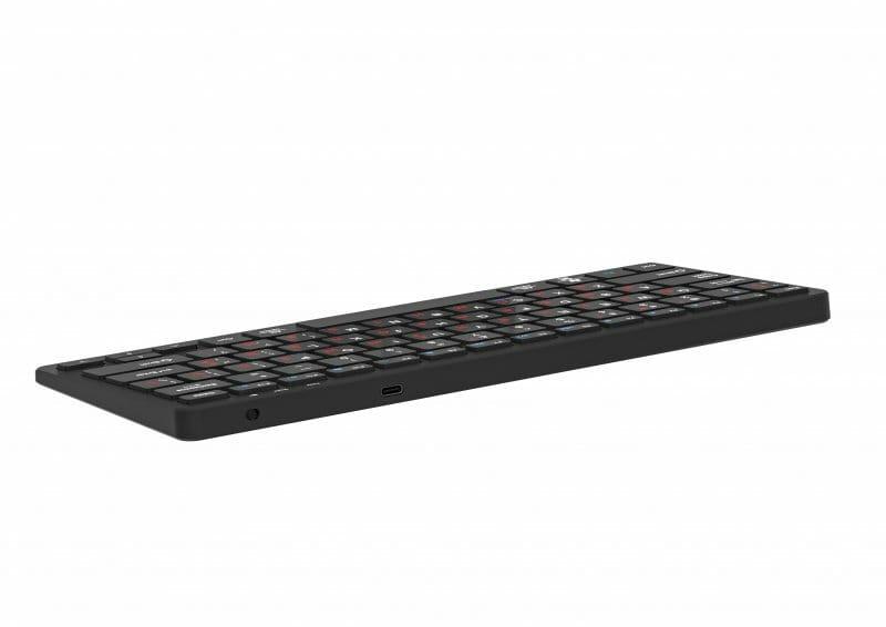 Клавиатура беспроводная Maxxter KBW-C01B-UA Black
