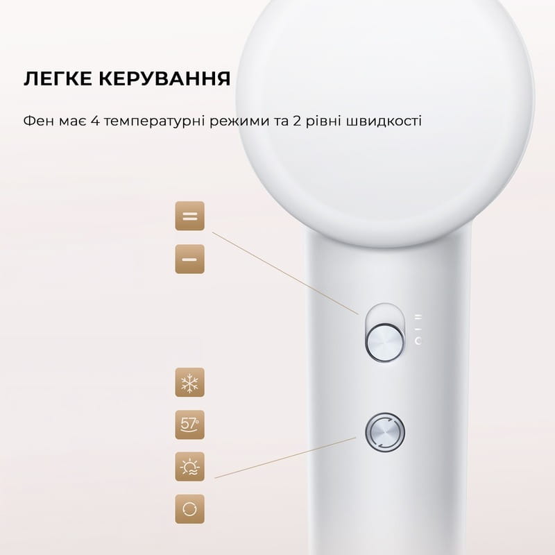 Фен Dreame Hair Dryer Gleam Grey (AHD12A-GR)