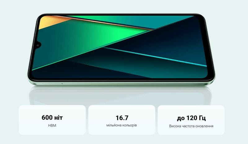 Смартфон Xiaomi Poco C75 6/128GB Green_EU