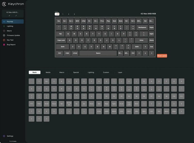 Клавиатура беспроводная Keychron K2 Max 84Key (K2M-A4-UA)