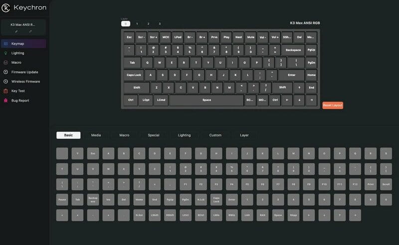 Клавіатура Keychron K3 Max 84Key (K3M-H2-UA)