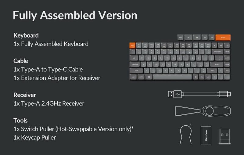 Клавіатура бездротова Keychron K3 Max 84Key (K3M-H1-UA)