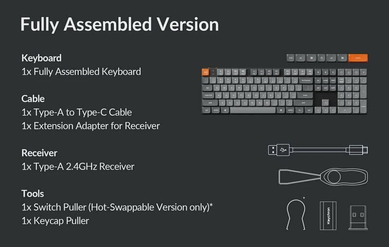 Клавиатура беспроводная Keychron K5 Max 104Key (K5M-A3-UA)