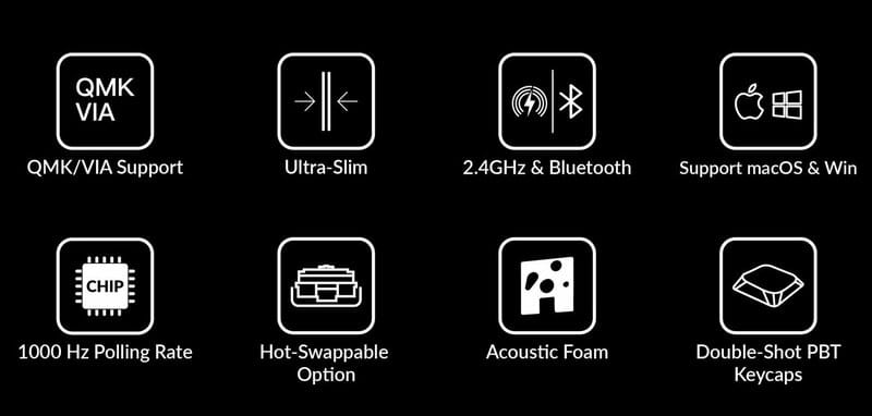 Клавіатура беспроводная Keychron K5 Max 104Key (K5M-H1-UA)