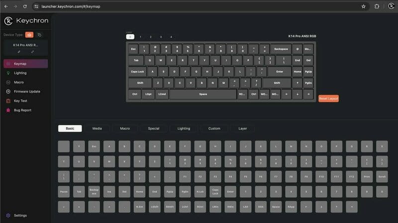 Клавіатура беспроводная Keychron K5 Max 104Key (K5M-H1-UA)