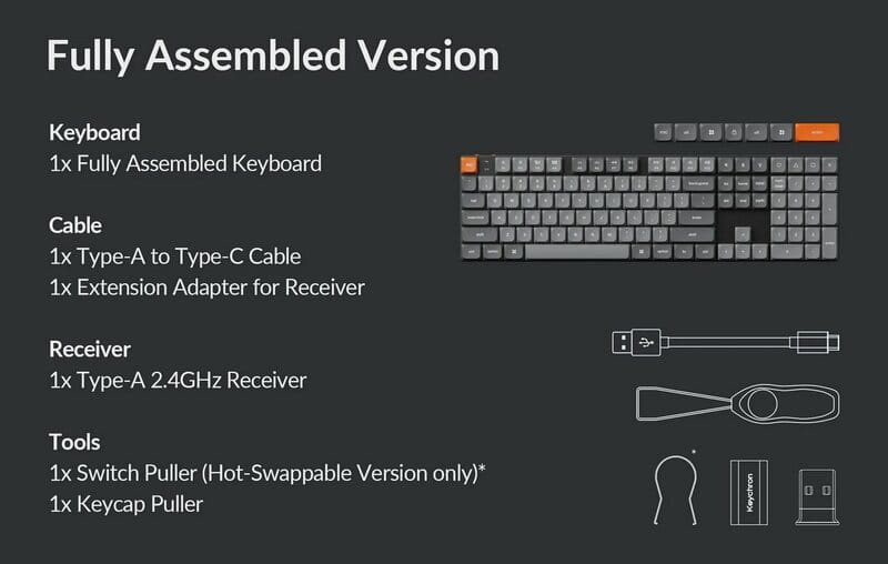 Клавиатура беспроводная Keychron K5 Max 104Key (K5M-H1-UA)