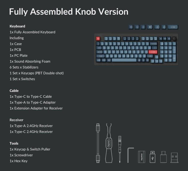 Клавиатура беспроводнаяKeychron V5 Max 100Key (V5M-D3-UA)