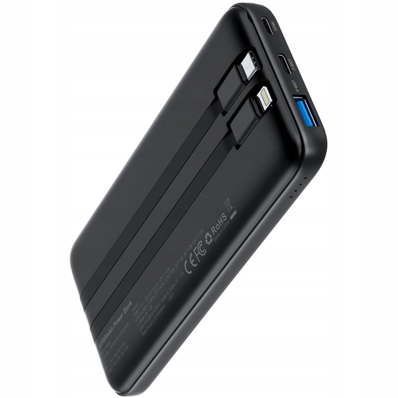 Универсальная мобильная батарея Choetech 10000mAh 22.5W Black (B654-BK)