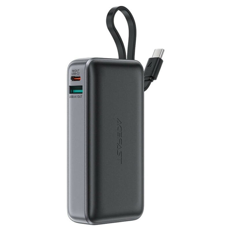 Универсальная мобильная батарея Acefast M7 10000mAh 30W Black (6974316283379)