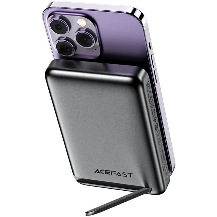 Універсальна мобільна батарея Acefast Magnetic M6 10000mAh 20W Black (6974316282600)