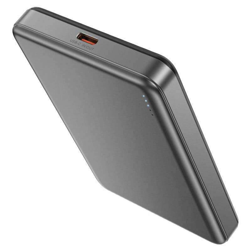 Універсальна мобільна батарея Acefast Magnetic M12 10000mAh 20W Qi-15W Black (6974316283393)