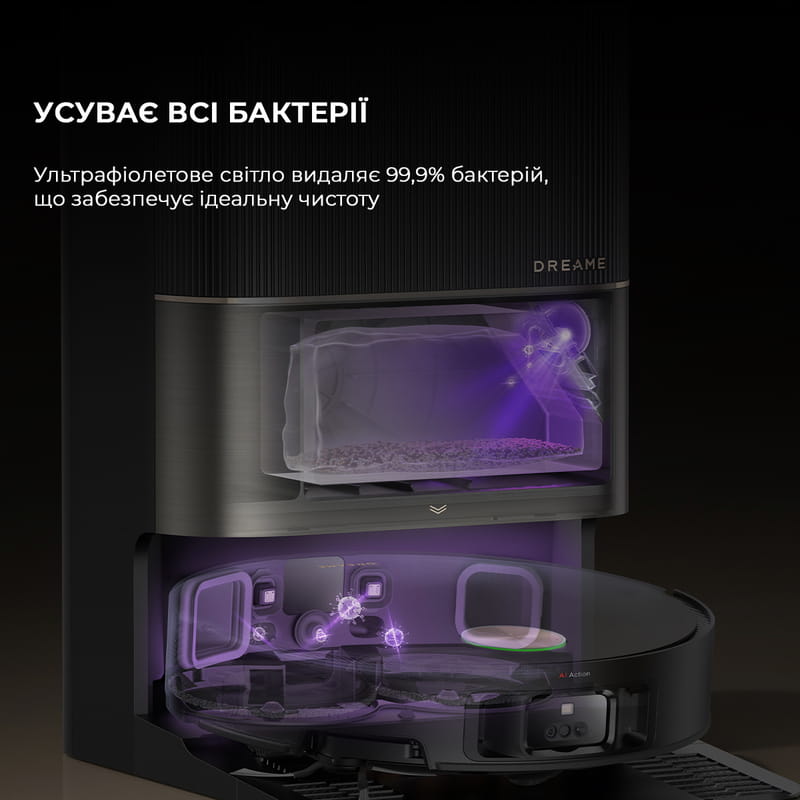 Робот-пылесос Dreame X50 Ultra Complete Black (RLX85CE-4-BL)